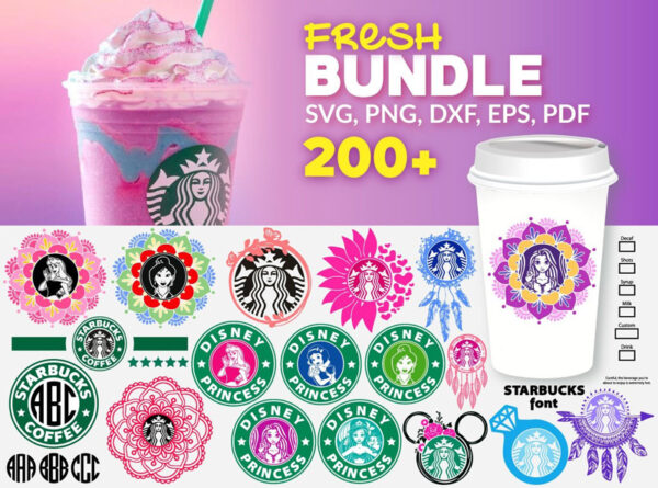 200+ Starbucks Logo Bundle