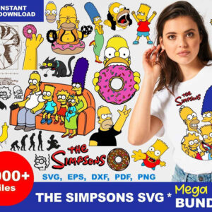 1000+ Simpsons Mega Svg Bundle