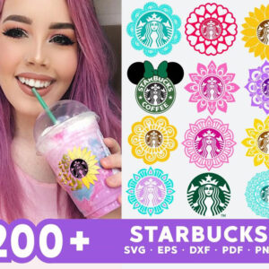 200+Starbucks Bundle SVG