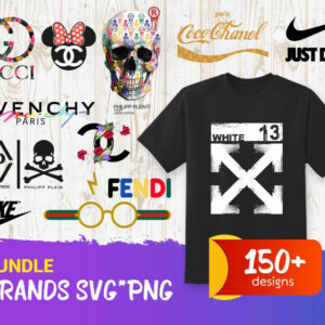 150+ Brand Logo Bundle Svg