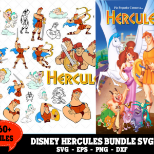 60+ Files Disney Hercules Bundle Svg
