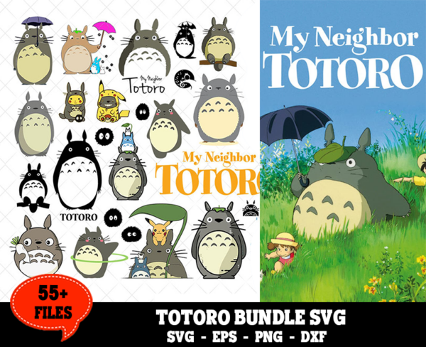 55+ Files My Neighbor Totoro Bundle Svg