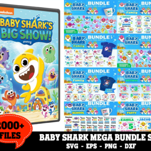 2000+ Files Baby Shark Ultimate Svg Bundle