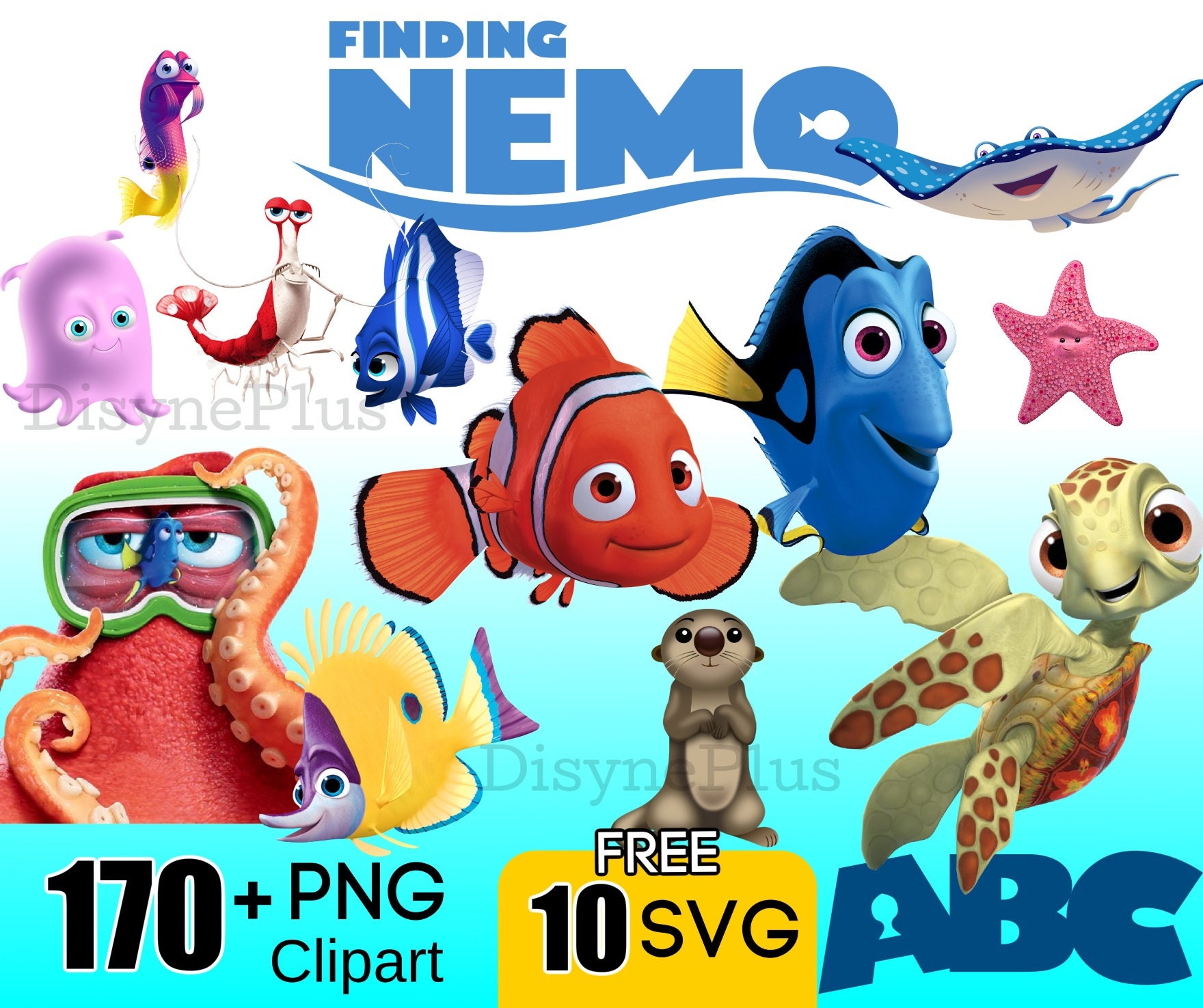 170 Finding Nemo png bundle