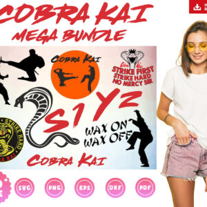 Kobra Kai Mega Svg Bundle