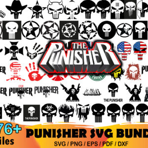 276+ Punisher Svg Bundle