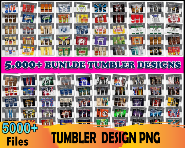 5000+ Tumbler Bundle Png