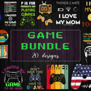 20 Designs Game Bundle Svg
