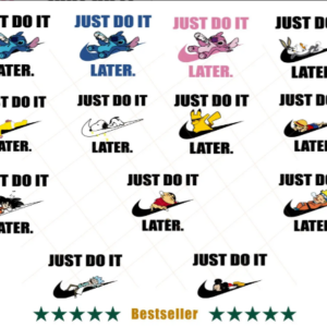 Just Do It Latter Logo Svg Bundle