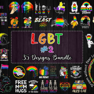 35 Designs LGBT Bundle Svg