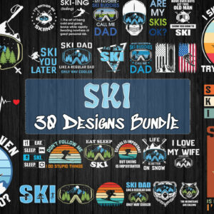 30 Designs Ski Bundle Svg