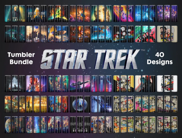 40 Design Star Trek Tumbler Bundle