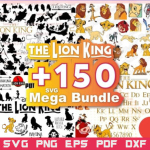 150 Files The Lion King Bundle svg
