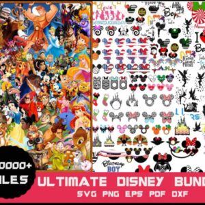 100000+ Ultimate Disney Svg Bundle