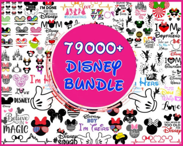 79k Disney Svg Bundle