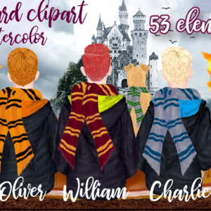 Wizard Clipart Watercolor Graphic Png