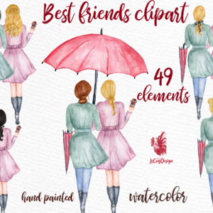 Best Friends Soul Sisters Clipart Graphic Png