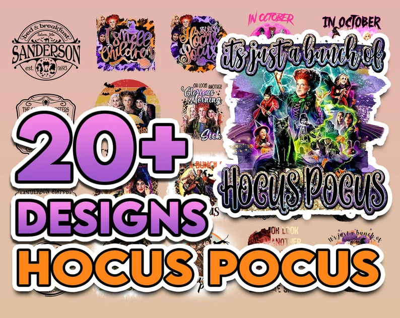 20 Hocus Pocus Png Bundle