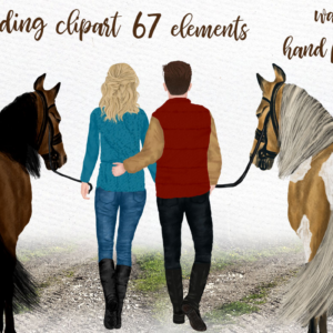 Horseriding Watercolor Clipart Png