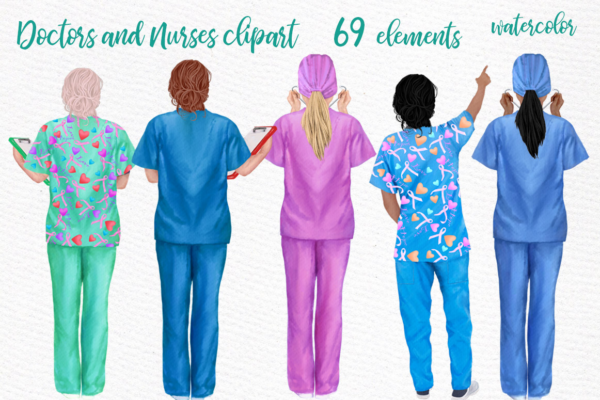 Doctors And Nurse Clipart Png