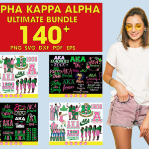 140 Files AKA Sorority Ultimate Svg Bundle