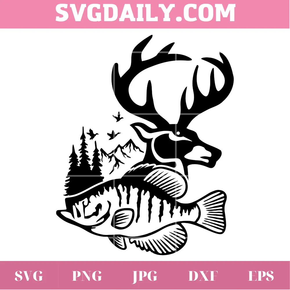 Lucky Fishing Shirt - SVG Cut File n234