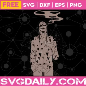 Donquixote Rosinante One Piece Anime Svg Free Invert