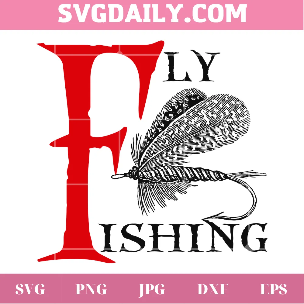 Fly Fishing Lures, Svg Png Dxf Eps Digital Download