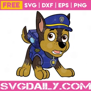 Free Chase Paw Patrol, Svg Png Dxf Eps Designs Download