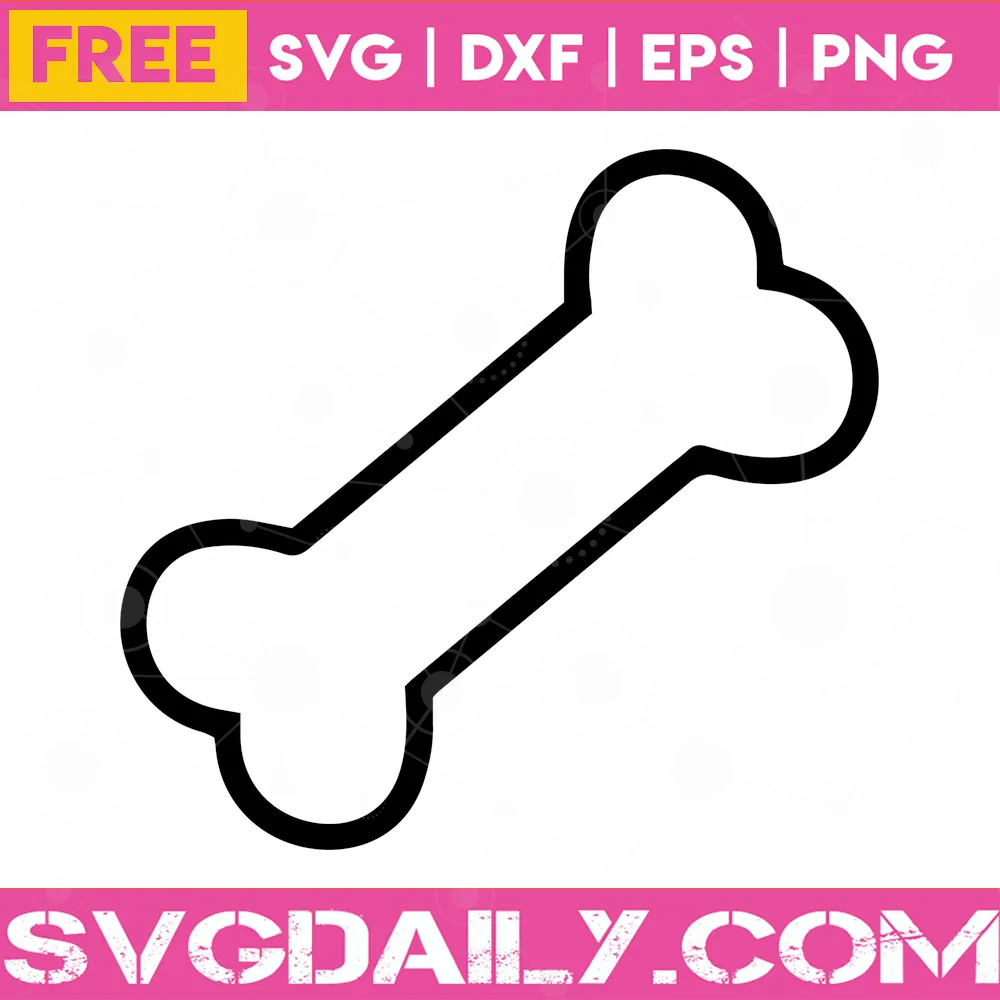 Free Dog Bone, Svg Png Dxf Eps Designs Download