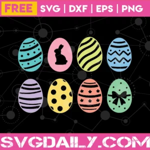 Free Easter Egg Bundle Svg
