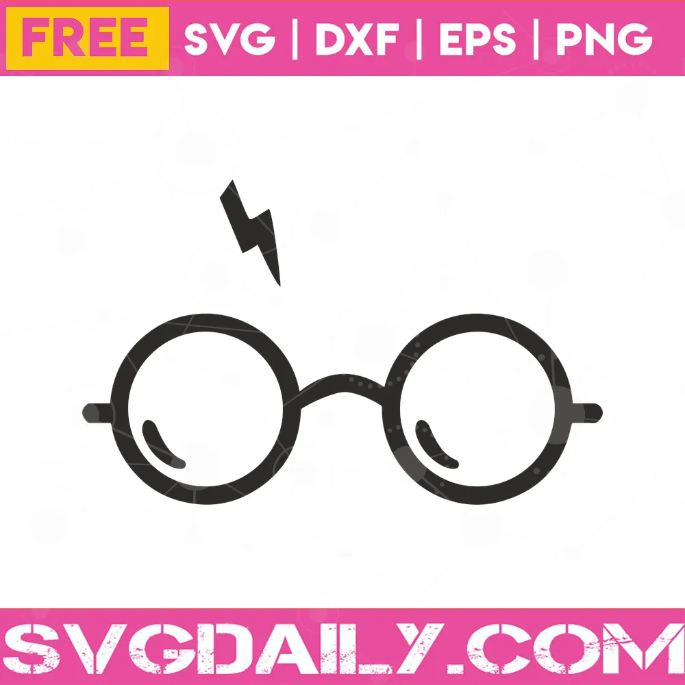 Harry Potter Glasses Lightning Bolt Shirt SVG: A Timeless Fashion Statement