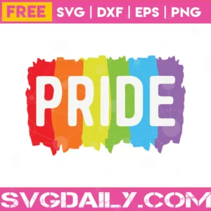 Lgbt Pride Svg Free Invert