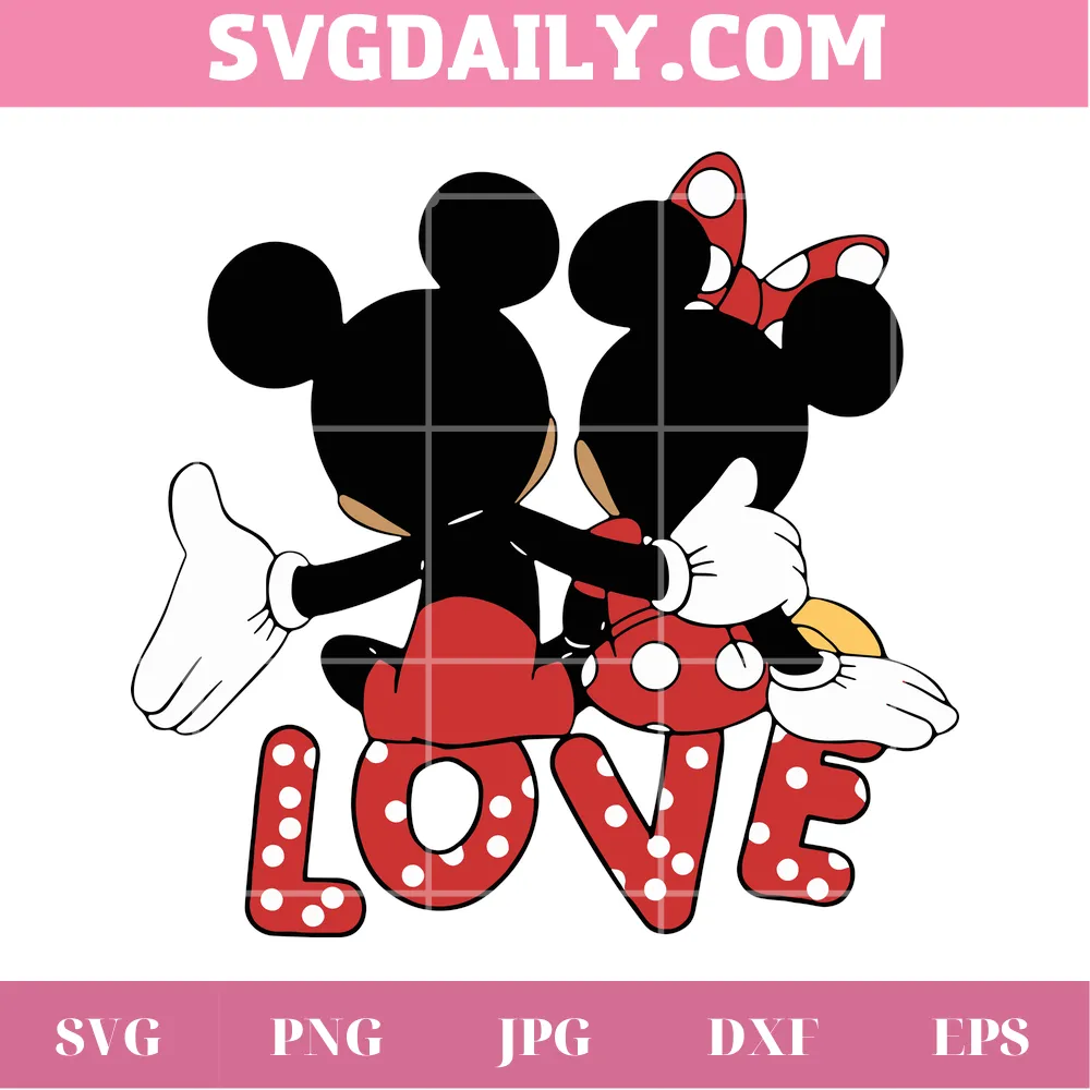 Mickey Mouse Svg