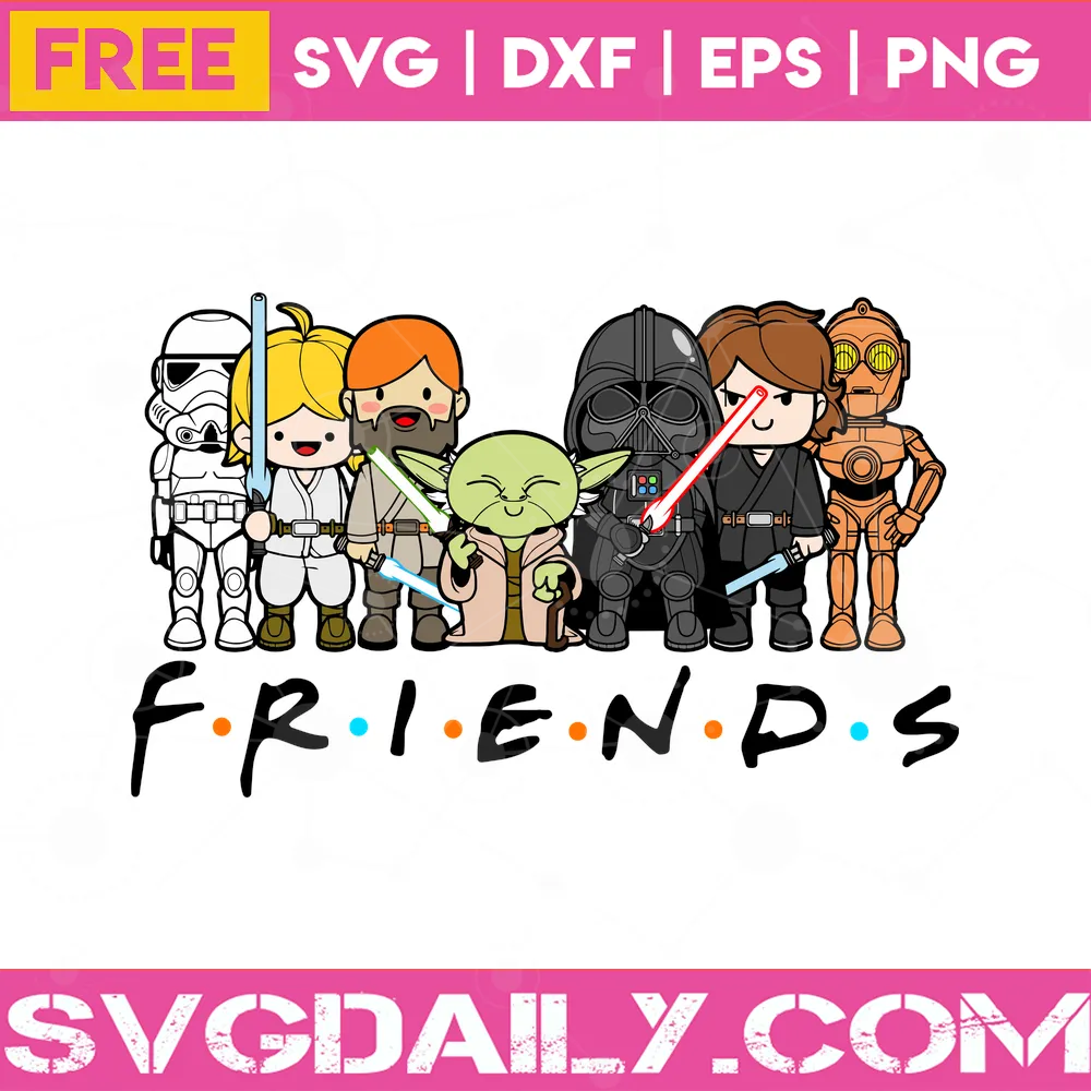 Star Wars Friends Svg Free