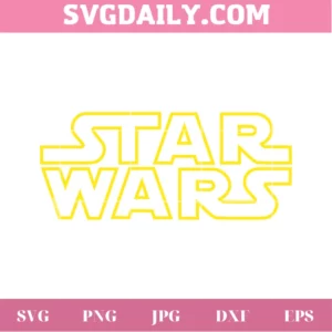 Star Wars Logo Svg Free Invert