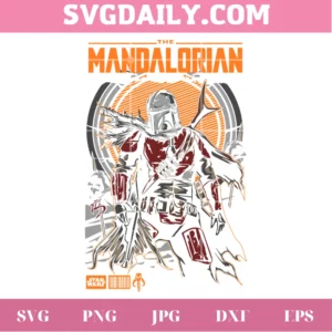 Star Wars The Mandalorian, Svg Png Dxf Eps Digital Download
