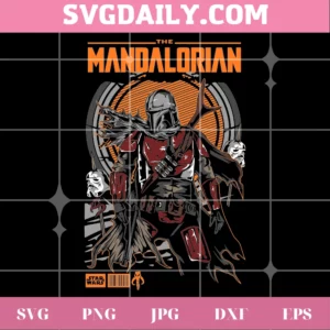 Star Wars The Mandalorian, Svg Png Dxf Eps Digital Download Invert