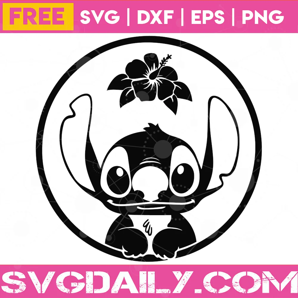 Stitch Face, Free Svg Illustrations