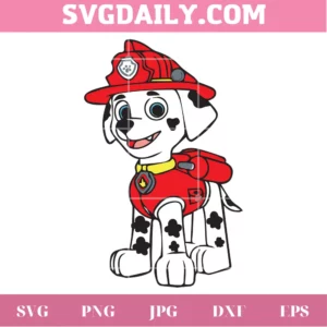Marshall Paw Patrol Png, Transparent Background Files