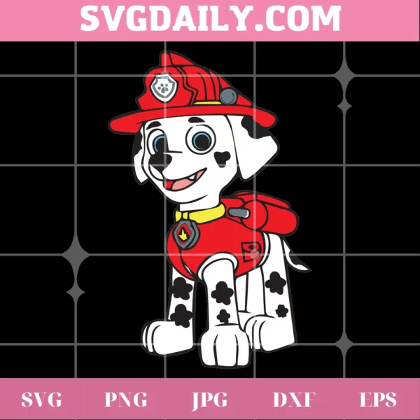 Marshall Paw Patrol Png, Transparent Background Files - Daily Free ...