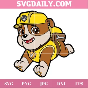 Paw Patrol Rubble Png, Graphic Design