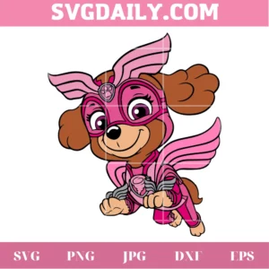 Paw Patrol Skye Clipart, Svg Png Dxf Eps Designs Download
