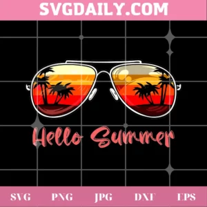 Summer Sunglasses Clipart, Svg Png Dxf Eps Cricut Invert