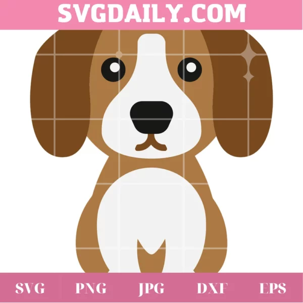 Beagle Cute Dog Png, Transparent Background Files