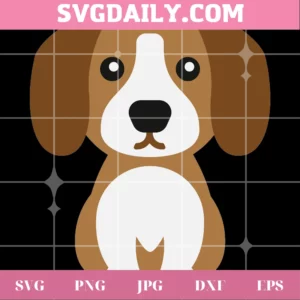 Beagle Cute Dog Png, Transparent Background Files Invert