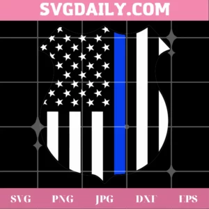 Police Badge Clipart, Svg Png Dxf Eps Designs Download Invert