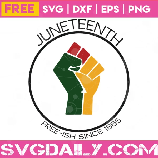 Free Juneteenth Svg Files, Vector Illustrations