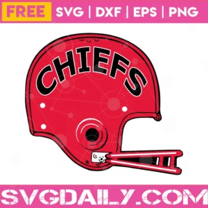 Free Kansas City Chiefs Football Helmet Clipart, Svg Png Dxf Eps Designs Download