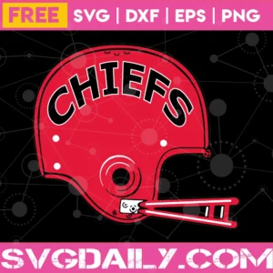 Free Kansas City Chiefs Football Helmet Clipart, Svg Png Dxf Eps Designs Download Invert